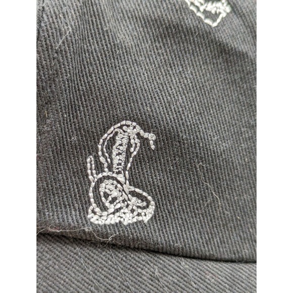 Preowned Broken Promises All over print Cobra Roses Strapback Cap Hat Black - Picture 10 of 10